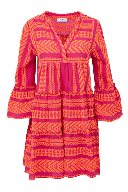 Dress Ella Fushia/Orange