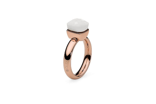 Ring Firenze rosegold white pearl
