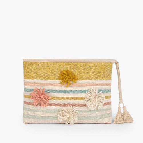 Clutch Sunny Pom Poms