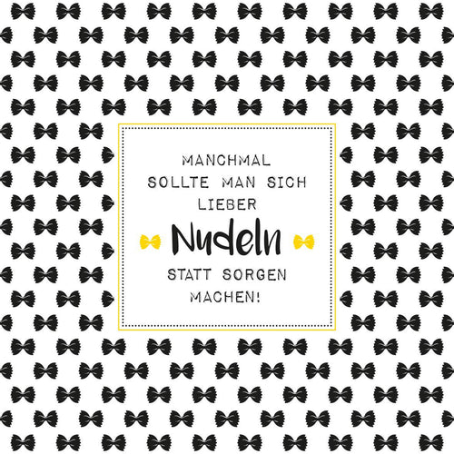 Servietten "Nudeln"