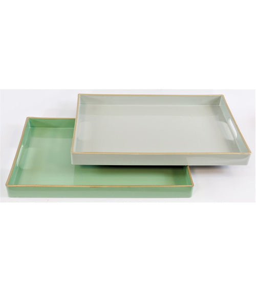Tablett Set aqua