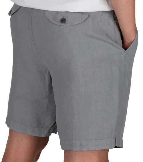 Leinen Short "Gerry" grau