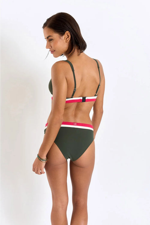 Bikini Montecito khaki/pink
