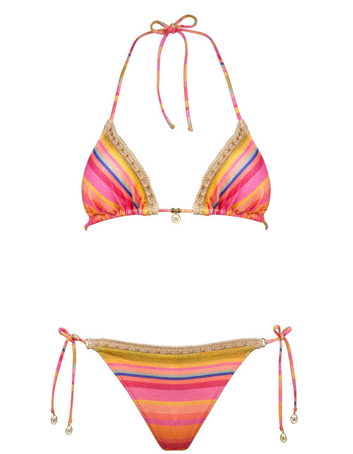 nachhaltiger Watercult Triangel Bikini Dopamine Brights