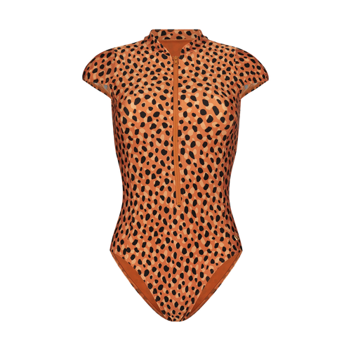 Badeanzug Leopard Spots