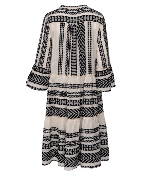 Dress Ella Midi white/black