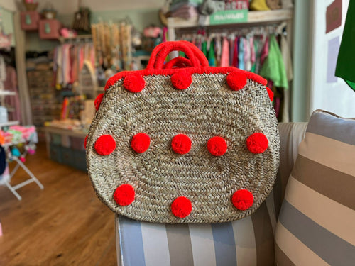 Korb Pom Pom Addict orange