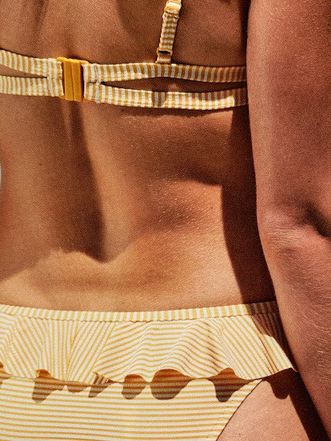 Triangel Bikini Rüsche Sunshine Stripes