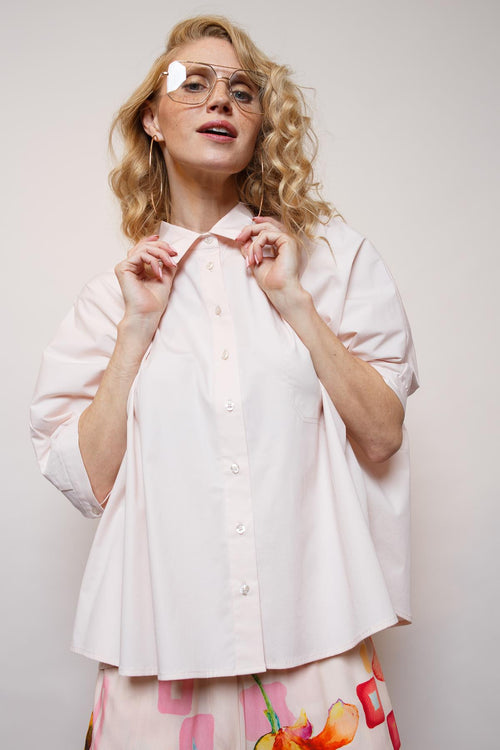 Emily Bluse loose Style peach