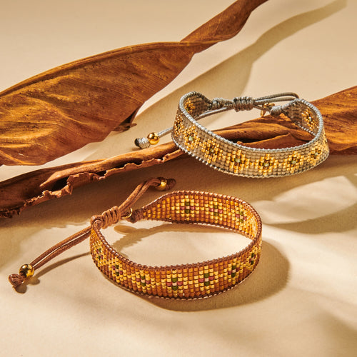 Armband Beaded Mexican Winter