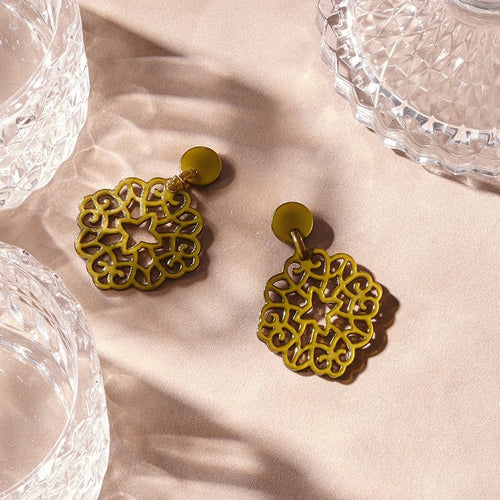 Ohrringe Herbstlaub Blume