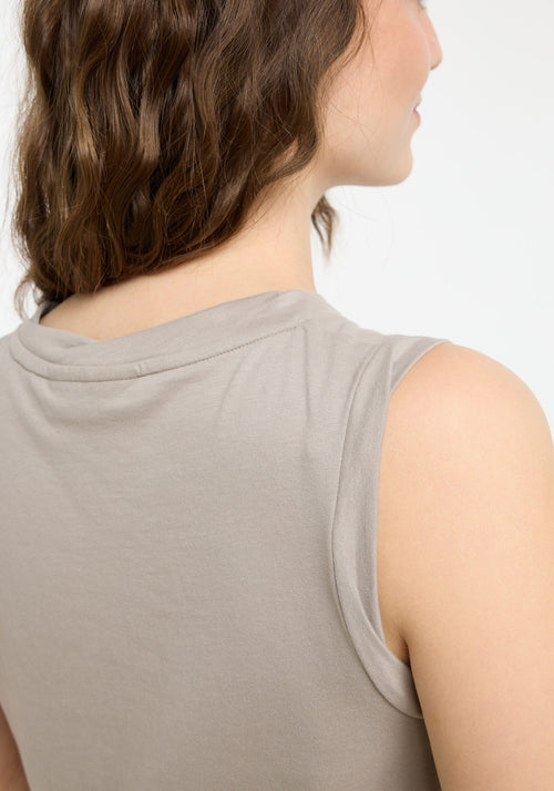 Elbsand Tank Shirt "Meevia" taupe