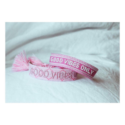 gewebtes Armband Good Vibes Only