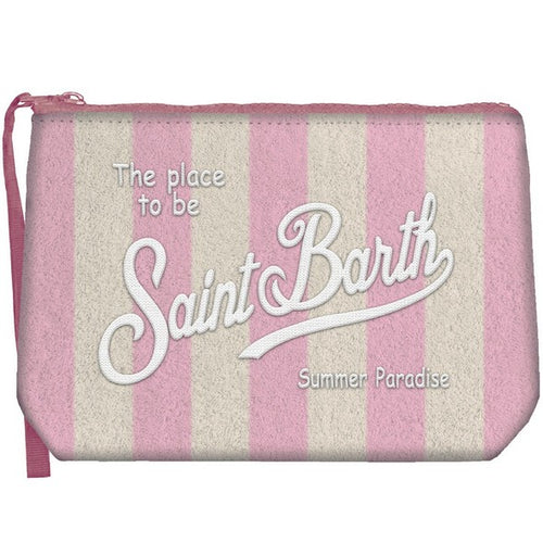 Aline Pochette Sponge Terry Stripes offwhite/soft pink