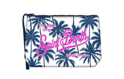 Aline Pochette Scuba Palms Allover navy