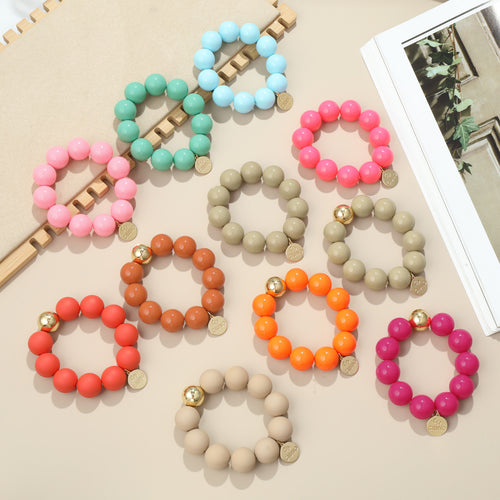 Armband elastisch mit Acrylkugeln