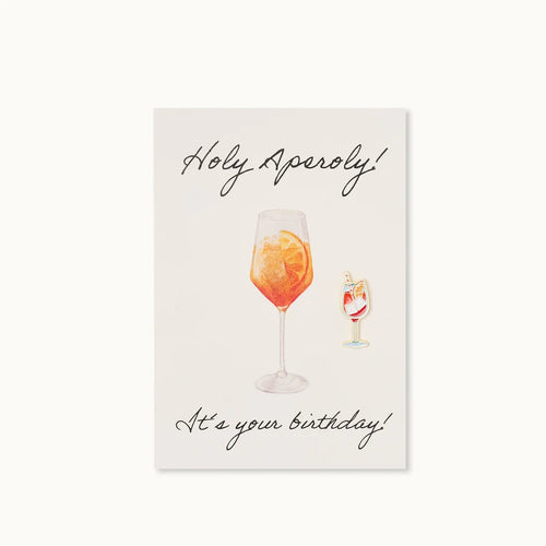 Pin Karte "Holy Aperoly Birthday"