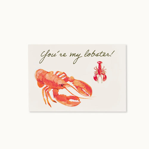 Pin Karte "You`re my lobster"
