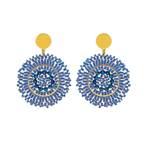 Ohrstecker Beads "Blue Addict"