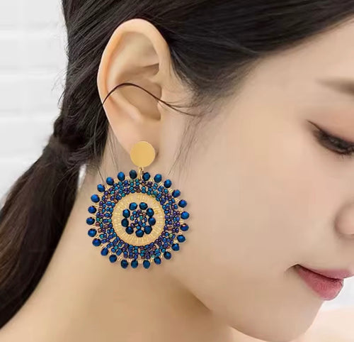 Ohrstecker Beads "Midnight"