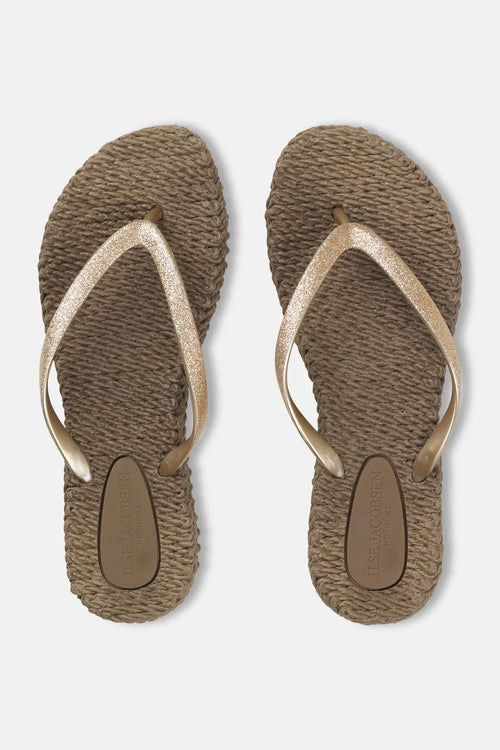 Ilse Jacobsen Flip Flops Cheerful Glitter Cub Brown