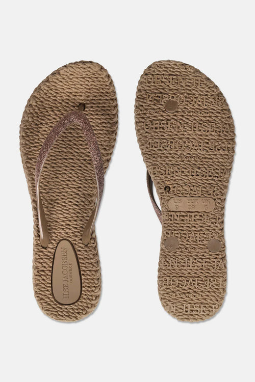 Ilse Jacobsen Flip Flops Cheerful Glitter Mocca
