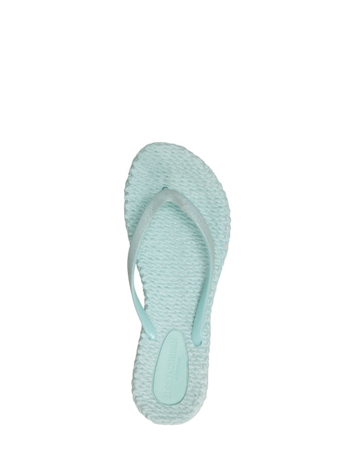 Ilse Jacobsen Flip Flops Glitter aqua