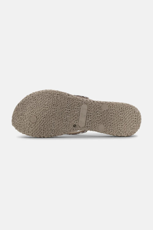 Ilse Jacobsen Flip Flops with Rhinestones platin