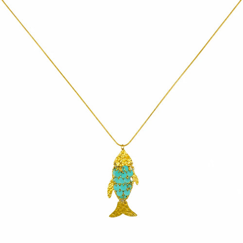 Kette "Koi" türkis