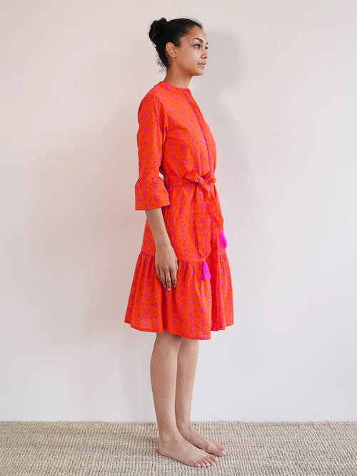 Dress Saffron lace orange
