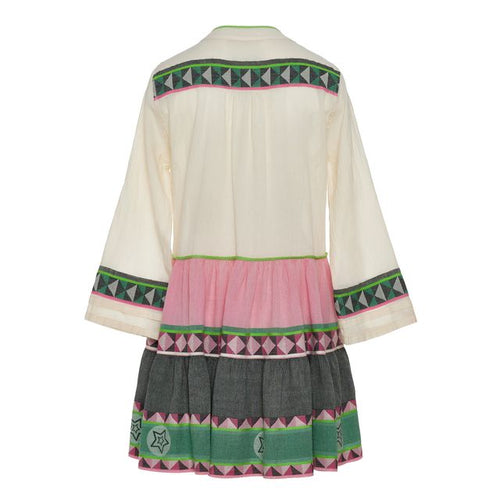 Dress Ella 3 soft pink/grün