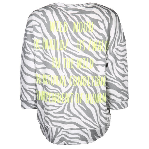 Sweater grey Zebra
