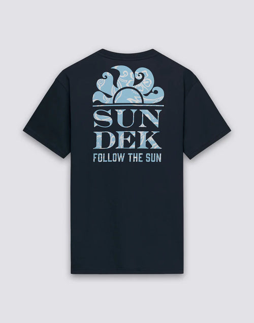 Sundek Shirt "Follow the Sun" navy