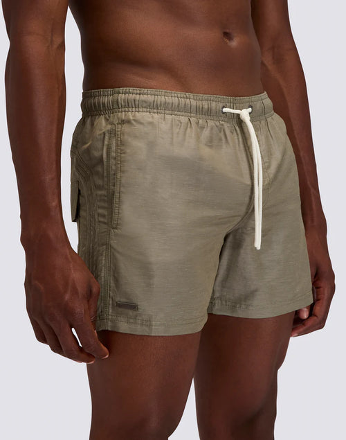 Boardshort Linen Khaki