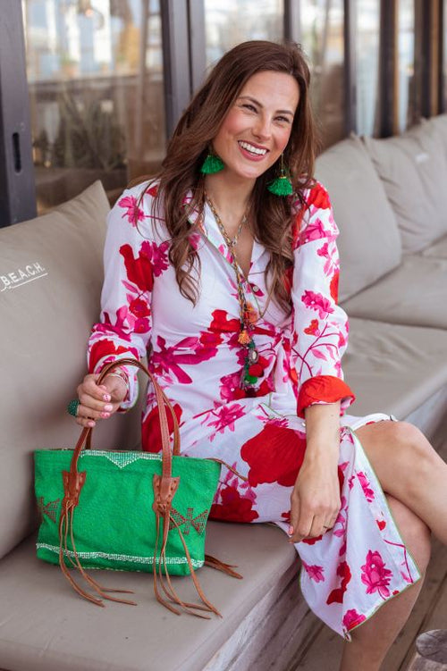 Hemdblusen Dress "Roseflowers"