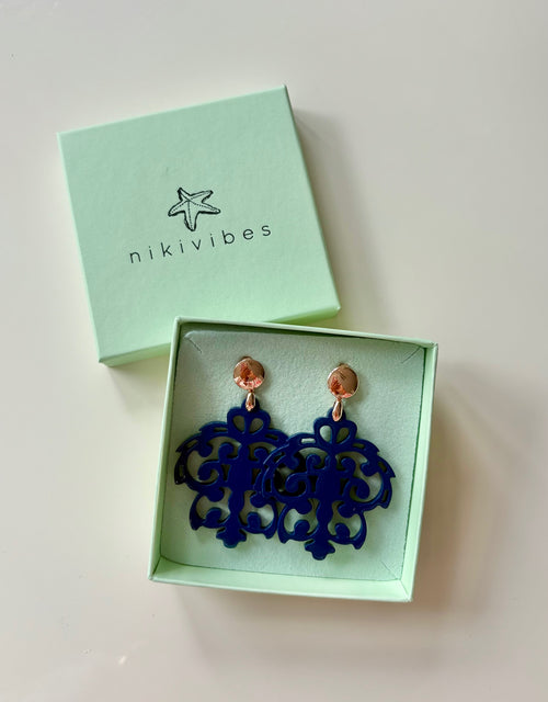 Hornohrringe Tulip rosegold