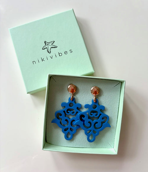 Hornohrringe Posy rosegold