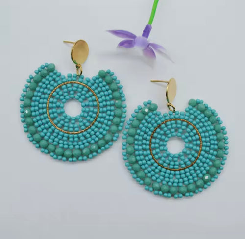 Ohrstecker Beads "Turquoise Addict" 2