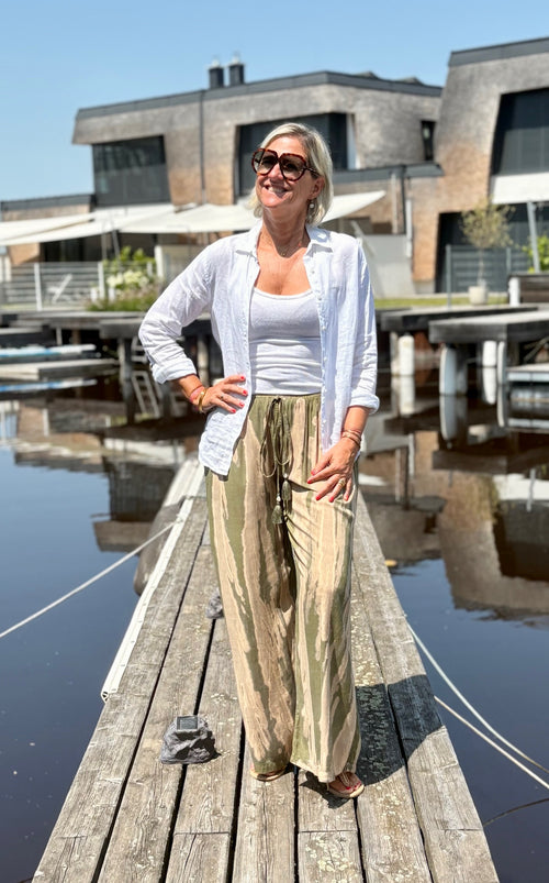 Hose "Bayan" Stripes khaki