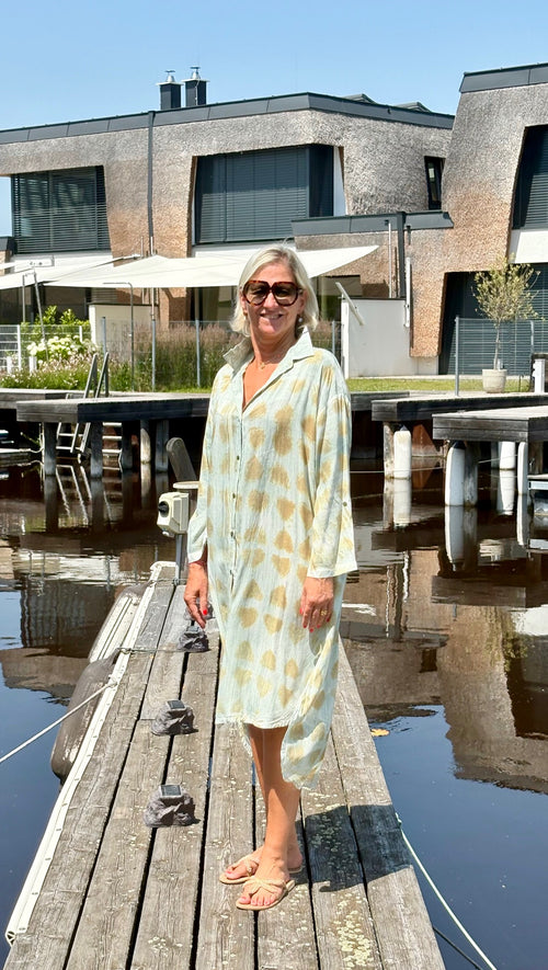 Kaftan/Hemdblusen Dress "Hearts"