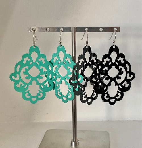 Ohrringe Scherenschnitt