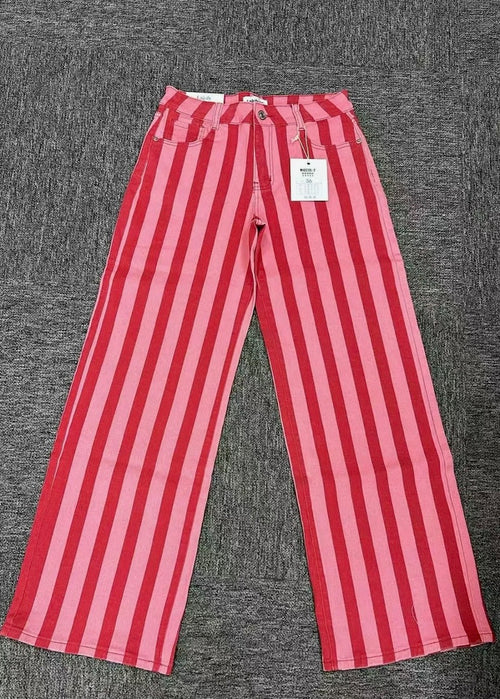 Jeans "Stripeslove" Red/Pink