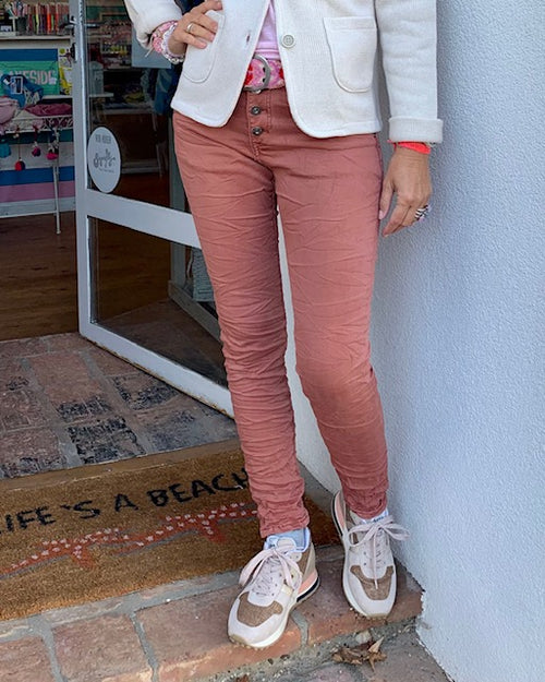 Jeans Stretch terracotta