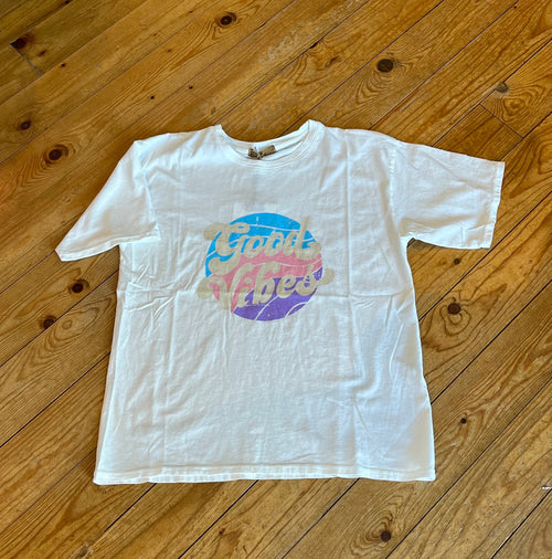 T-Shirt Retro "Good Vibes"