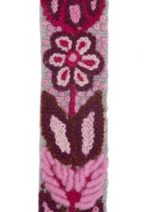 Bestickter Gürtel Florcita Pink Shadows