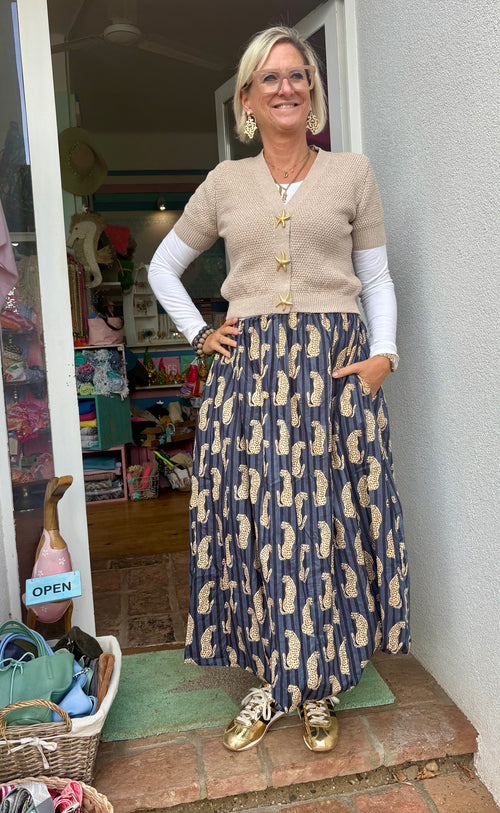 Ballon Rock "Tiger" grau