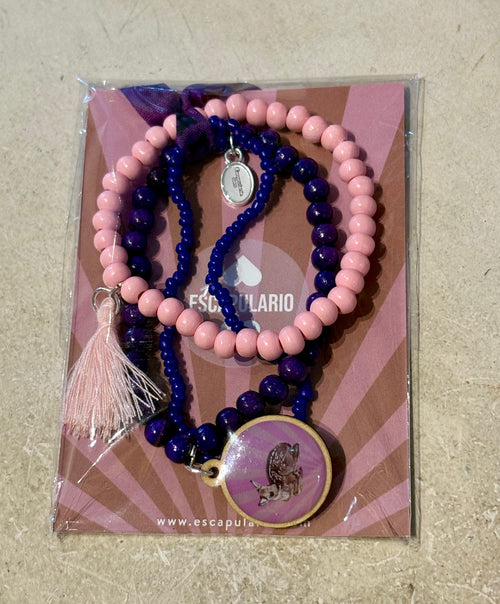 Armbandset "Rehkitz" in lila Tönen