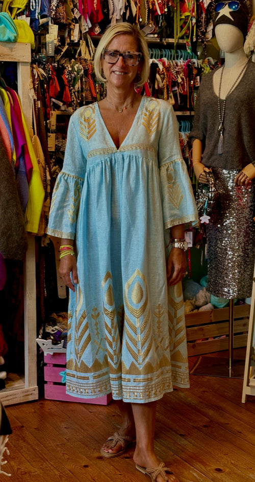 Dress Mykonos Feather Midi