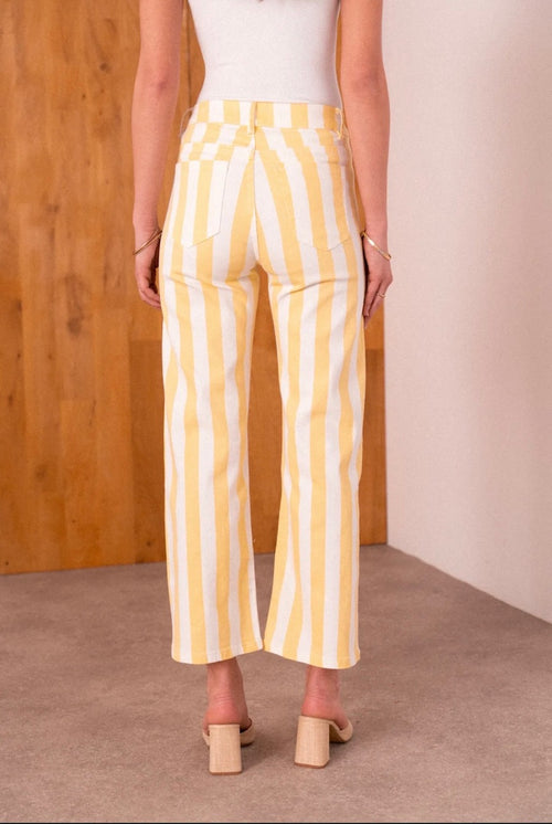 Jeans "Stripes Lemon"