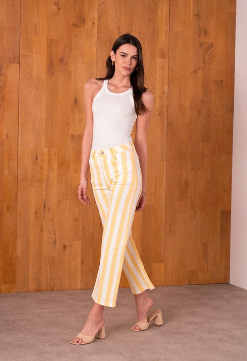 Jeans "Stripes Lemon"